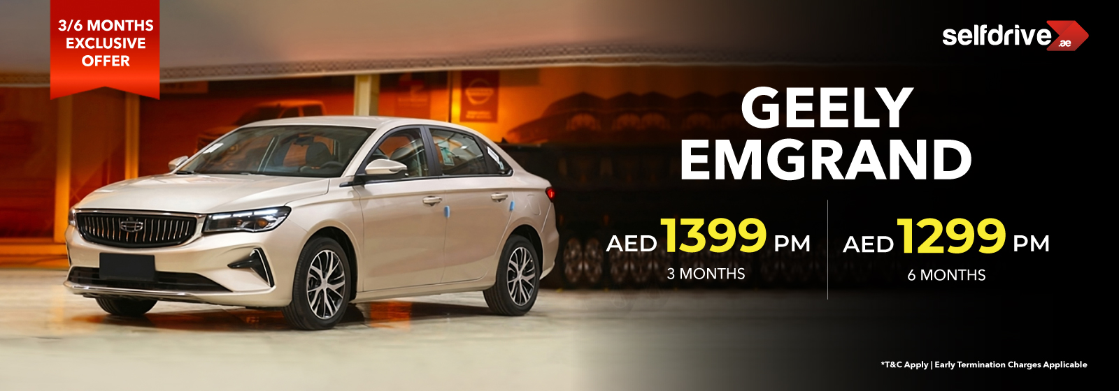 Geely Emgrand, UAE Car rental