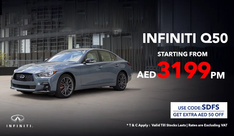 Infiniti Q 50, UAE Car Rental