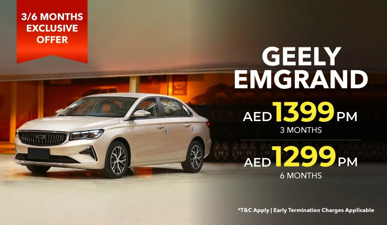 Geely Emgrand, UAE Car rental