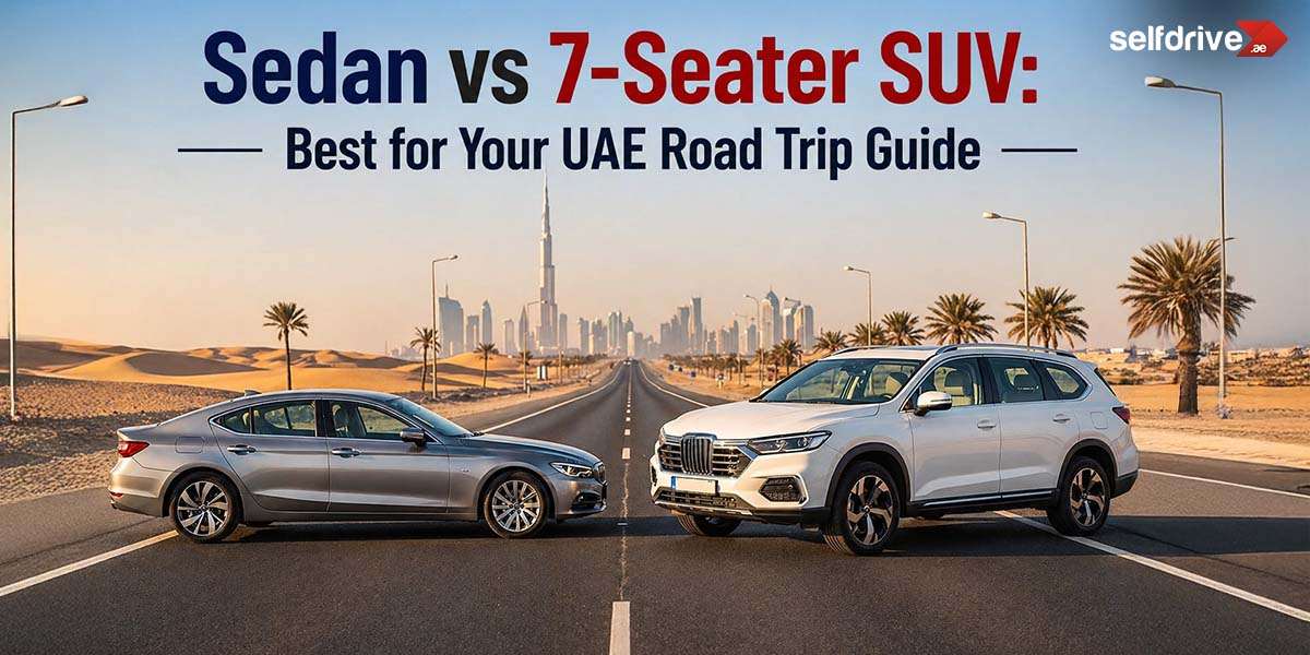 Sedan vs 7-Seater SUV: Best for Your UAE Road Trip Guide