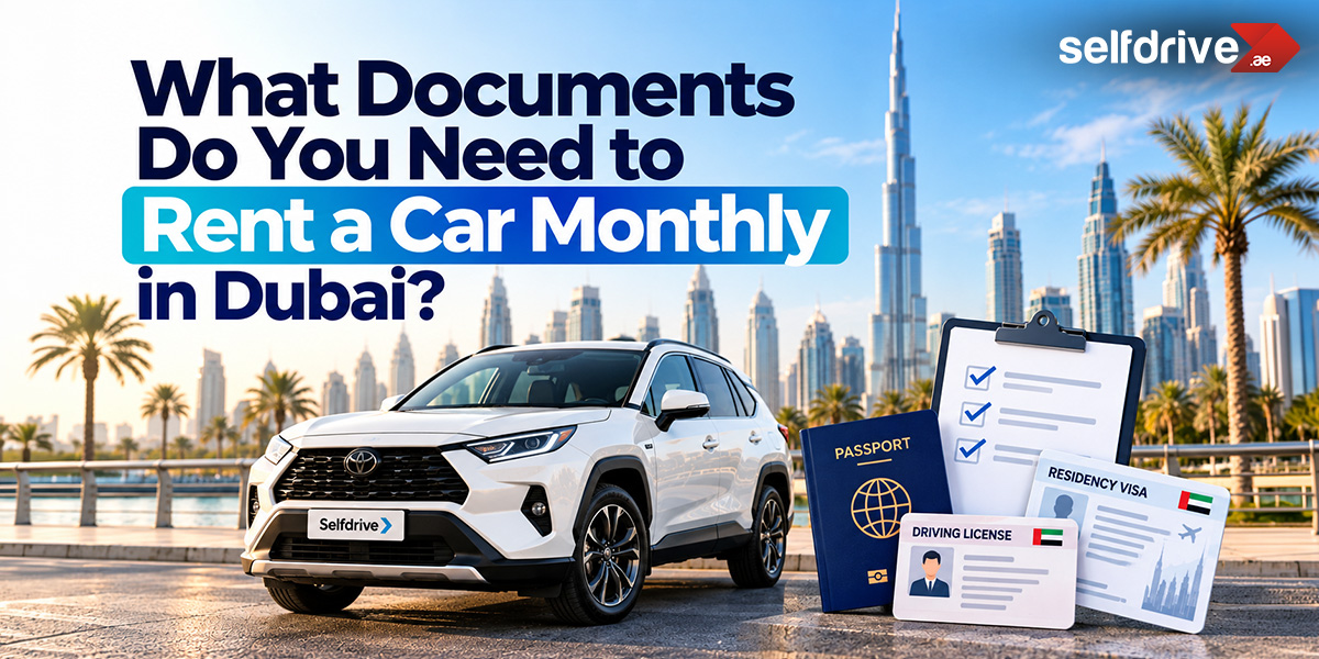 What Documents Do You Need to Rent a Car Monthly in Dubai?